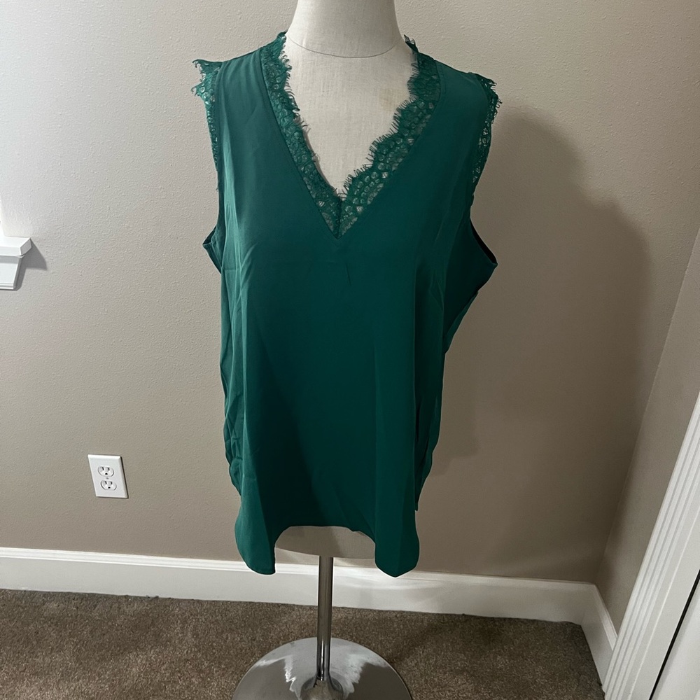Lace trimmed tank from Amazon